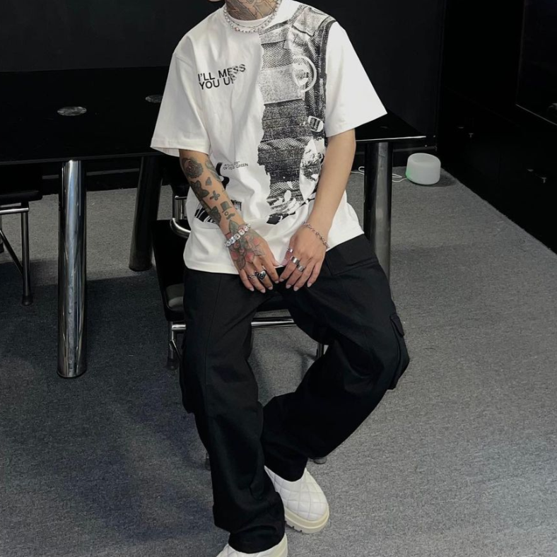 Khaki Cargo Trousers