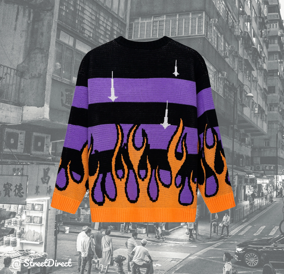 Clownz Worldz Star Knit Sweater