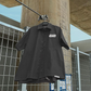 GREY Oversized Skull Button Tee