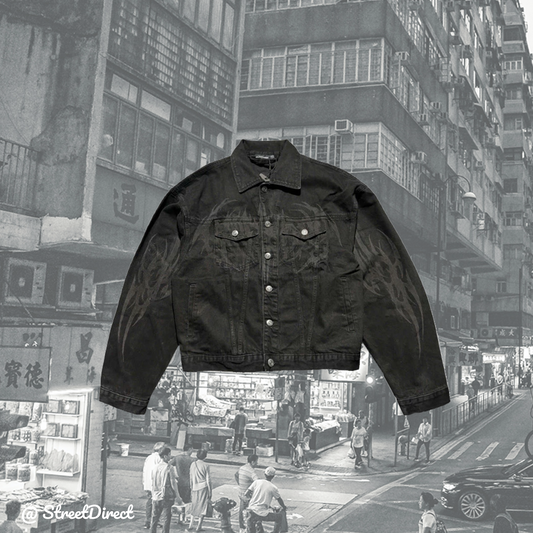 DIRTY Black Jean Jacket