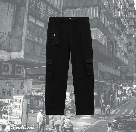 Khaki Cargo Trousers